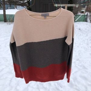 Grey/Cream/Burnt Orange sweater